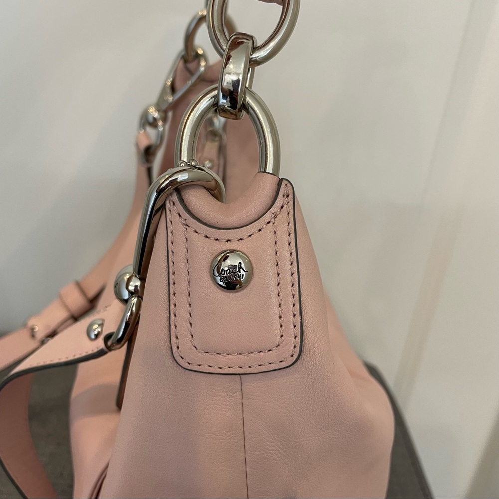 COACH Kristin Hobo Bag Convertible Crossbody - Pink - Picture 8 of 16